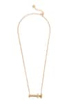 Shop_Anaash_Gold Plated Cap Screw Pendant Necklace _at_Aza_Fashions