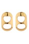 Shop_Anaash_Gold Plated Dramatic Can Opener Studs _at_Aza_Fashions