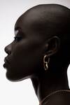 Anaash_Gold Plated Dramatic Can Opener Hoops _Online_at_Aza_Fashions