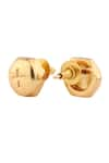 Shop_Anaash_Gold Plated Screw Stud Earrings _Online_at_Aza_Fashions