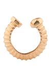 Buy_Anaash_Gold Plated Twisted Screw Toolkit Ring _Online_at_Aza_Fashions