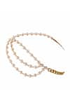 Rejuvenate jewels_White Pearl Passionate Bridal Mathapatti _Online_at_Aza_Fashions