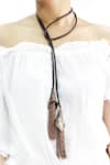 Buy_Rejuvenate jewels_Brown Rustic Necklace _at_Aza_Fashions