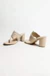 Buy_THE ALTER_Beige Kolhapuri Block Heels 