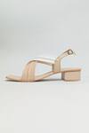 Shop_THE ALTER_Beige Cross Strap Heels _Online_at_Aza_Fashions