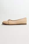 Buy_THE ALTER_Beige Charlie Square Toe Ballerinas 