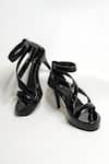 Buy_THE ALTER_Black Debora Strappy Gladiator Stilleto Heels _at_Aza_Fashions