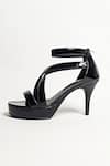 Buy_THE ALTER_Black Debora Strappy Gladiator Stilleto Heels _Online_at_Aza_Fashions