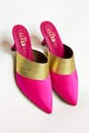 Buy_THE ALTER_Pink Jane Satin Mules _at_Aza_Fashions