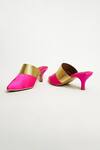 Shop_THE ALTER_Pink Jane Satin Mules _Online_at_Aza_Fashions