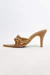 Shop_THE ALTER_Beige Pointed Toe Braided Stilettos _Online_at_Aza_Fashions