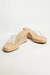 THE ALTER_Beige Clear Strap Wedges _Online_at_Aza_Fashions