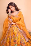 Buy_Torani_Yellow Jeni Silk Printed Floral Sweetheart Dil Seher Uma Geometric Lehenga Set _at_Aza_Fashions