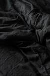 Buy_Saphed_Black 100% Pure European Linen Plain Kohl Queen Duvet Cover _Online_at_Aza_Fashions