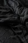 Buy_Saphed_Black 100% Pure European Linen Plain Kohl King Duvet Cover _Online_at_Aza_Fashions