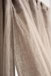 Saphed_Cream 100% Pure European Linen Plain Undyed Curtain - Single Pc _Online_at_Aza_Fashions