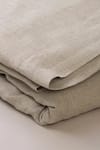 Buy_Saphed_Cream 100% Pure European Linen Plain Undyed King Sized Duvet Cover _Online_at_Aza_Fashions