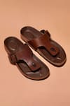 Shop_Dmodot_Brown Pelle Corko Marrone Slip Ons _at_Aza_Fashions