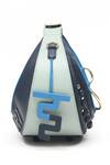 Shop_Immri_Blue Embellished Loop Crecent Handbag _Online_at_Aza_Fashions