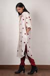 Shop_MATI_Off White Linen Hand Embroidered Heart Collared Long Shirt Pant Set _Online_at_Aza_Fashions