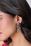 Buy_The Slow Studio_Silver Plated Hotsteppa Earrings _at_Aza_Fashions