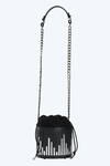 Buy_Kaeros_Black Linear Panels Bucket Bag _at_Aza_Fashions