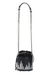 Shop_Kaeros_Black Linear Panels Bucket Bag _at_Aza_Fashions