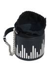 Buy_Kaeros_Black Linear Panels Bucket Bag _Online_at_Aza_Fashions