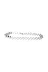 Buy_Zevar by Geeta_White Faux Diamond Embellished Tennis Bracelet _at_Aza_Fashions