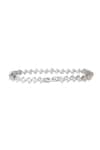 Zevar by Geeta_White Faux Diamond Embellished Tennis Bracelet _Online_at_Aza_Fashions