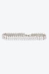 ZEVAR BY GEETA_White Diamond Embellished Bracelet _Online_at_Aza_Fashions