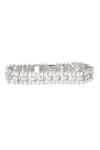 Zevar by Geeta_White Diamond Embellished Layered Bracelet _Online_at_Aza_Fashions