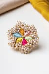 Buy_BAUBLE BAZAAR_Multi Color Silk Thread Magical Fantasy Ring _at_Aza_Fashions