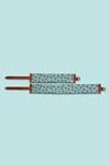 Shop Krutiarts Grey Thread Uno Popcorn Embroidered Belt at Aza Fashions Shop_Krutiarts_Grey Thread Uno Popcorn Embroidered Belt _at_Aza_Fashions