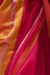 Buy_Dressfolk_Pink Handloom Chanderi Handwoven Fidha Saree With Unstitched Blouse Piece _Online_at_Aza_Fashions