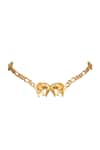 Buy_Anita Dongre_Gold Plated Zircon The Haathi Harmony Choker _at_Aza_Fashions