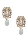 Buy_Anita Dongre_Gold Plated Moissanite Enara Earrings _at_Aza_Fashions