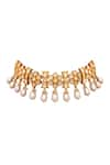 Buy_Anita Dongre_Gold Plated Pearl Amaris Embellished Choker _at_Aza_Fashions