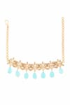 Buy_Anita Dongre_Gold Plated Crystal Liza Embellished Necklace _at_Aza_Fashions