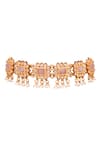 Buy_Anita Dongre_Gold Plated Crystal Aabheri Embellished Choker _at_Aza_Fashions