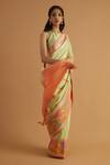 Buy_Neitri_Green Silk Kalpi Gardenia Border Woven Saree _Online_at_Aza_Fashions