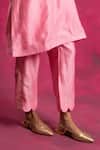 Buy Neitri Pink Silk Embroidery V-neck Roopsaar Neckline Kurta And Pant Set Online at Aza Fashions Buy_Neitri_Pink Silk Embroidery V-neck Roopsaar Neckline Kurta And Pant Set _Online_at_Aza_Fashions