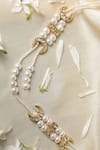 Buy_XAGO_White Pearls Le Mateo Mother Of And Kundan Embellished Necklace _Online_at_Aza_Fashions