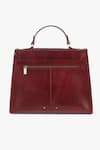 Shop_Tan & Loom_Maroon Plain City Satchel Bag _at_Aza_Fashions