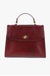 Buy_Tan & Loom_Maroon Plain City Satchel Bag _Online_at_Aza_Fashions