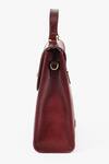 Buy_Tan & Loom_Maroon Plain City Satchel Bag 