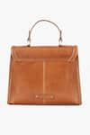 Shop_Tan & Loom_Brown Plain Mini City Satchel Bag _at_Aza_Fashions