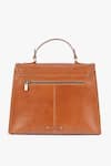 Shop_Tan & Loom_Brown Plain City Satchel Bag _at_Aza_Fashions