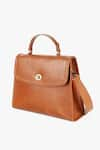 Shop_Tan & Loom_Brown Plain City Satchel Bag _Online_at_Aza_Fashions