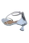 Buy_Sana K luxurious Footwear_Silver Rhinestone Ananya Strap Embellished Heels _Online_at_Aza_Fashions